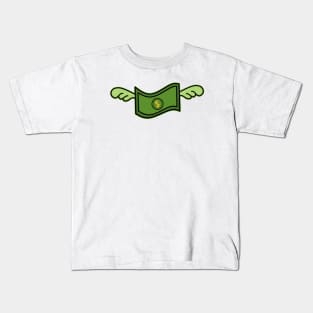 Flying dollar Kids T-Shirt